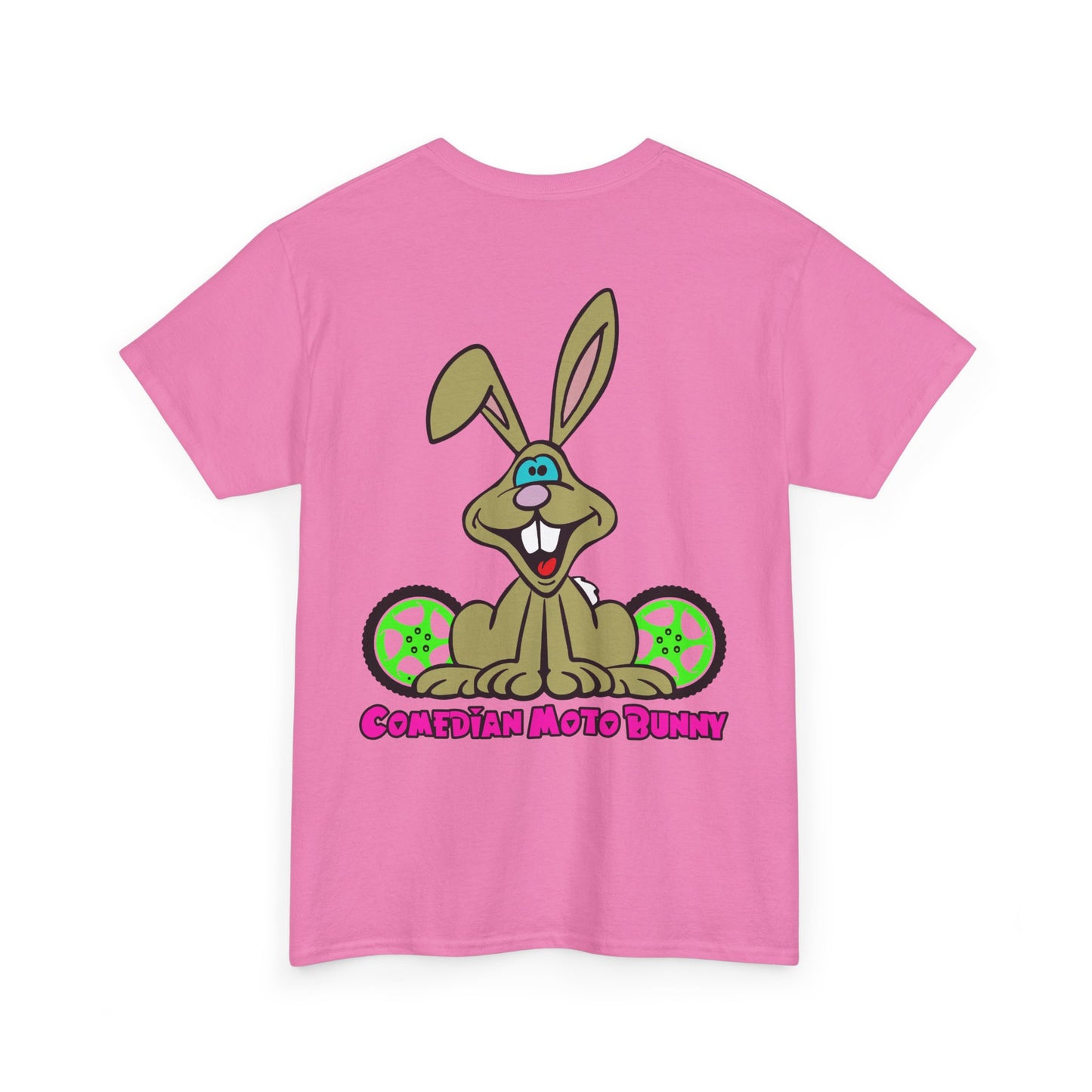 Comedian Moto Bunny, Rad Moto Bunny, Heavy Cotton T-Shirt
