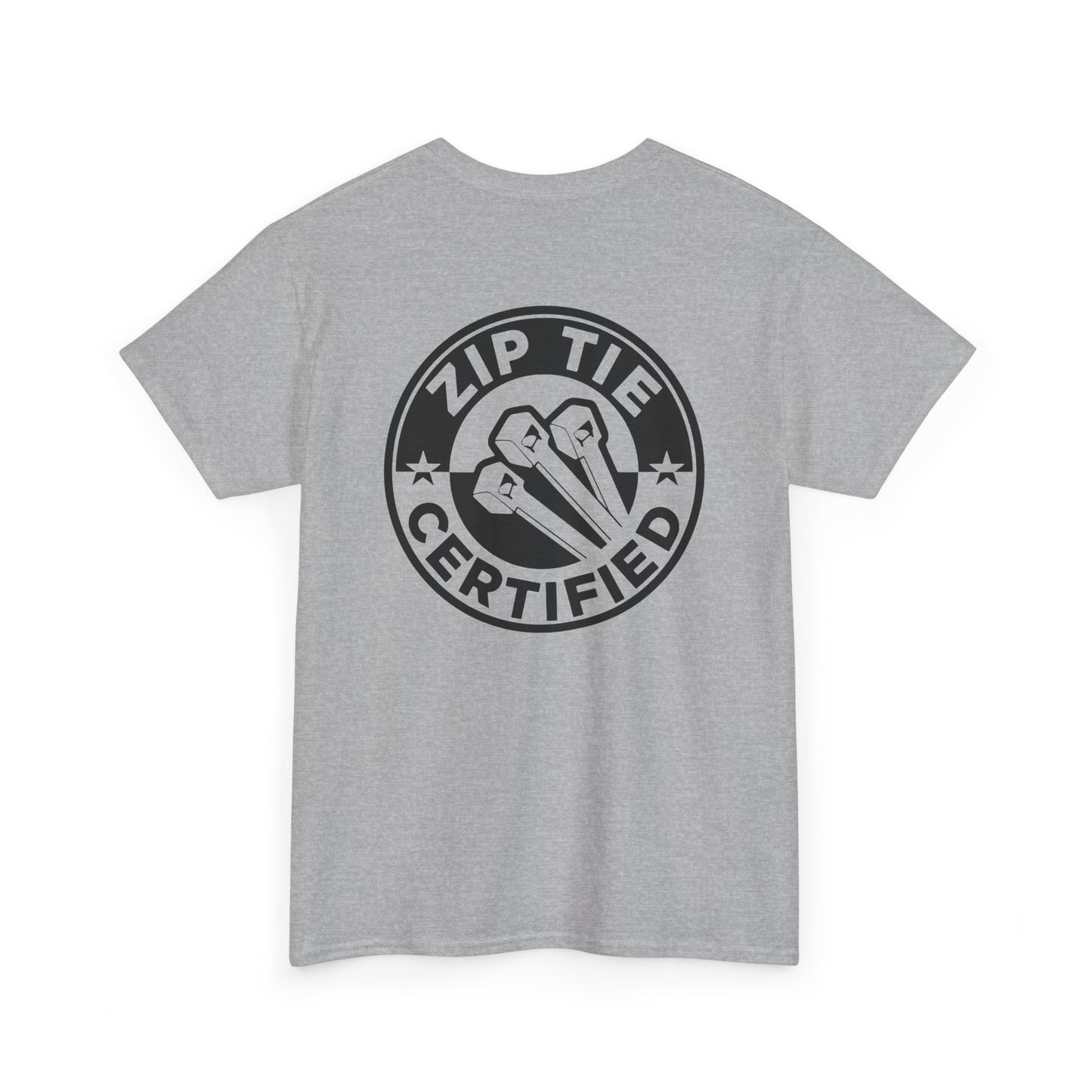 Zip Tie Certified, Rad Moto Bunny, Heavy Cotton T-Shirt