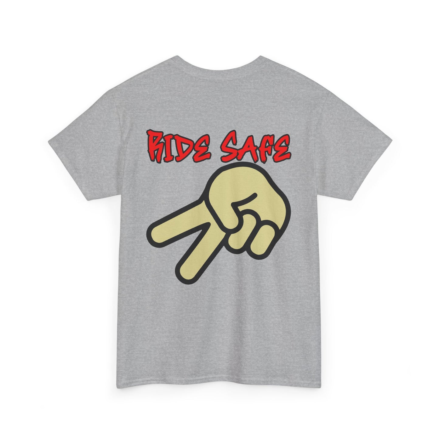 Ride Safe, Rad Moto Bunny, Heavy Cotton T-Shirt