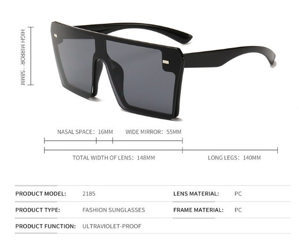 Bold Square Sunglasses