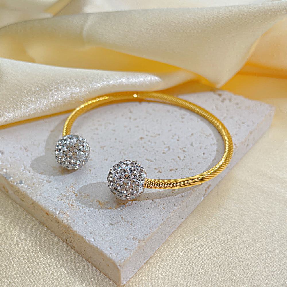 Luxury Full Drill Ball Bracelet