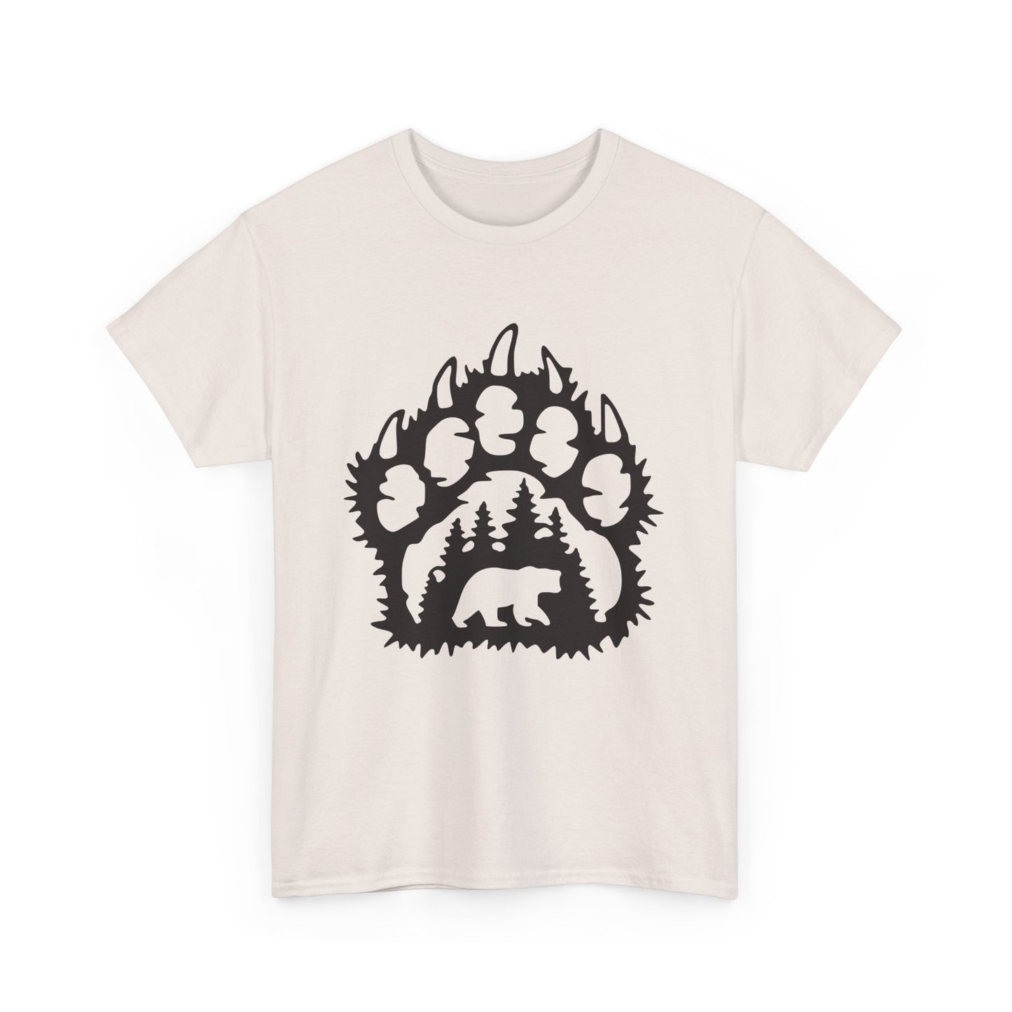 Bear Paw. Heavy Cotton T-Shirt