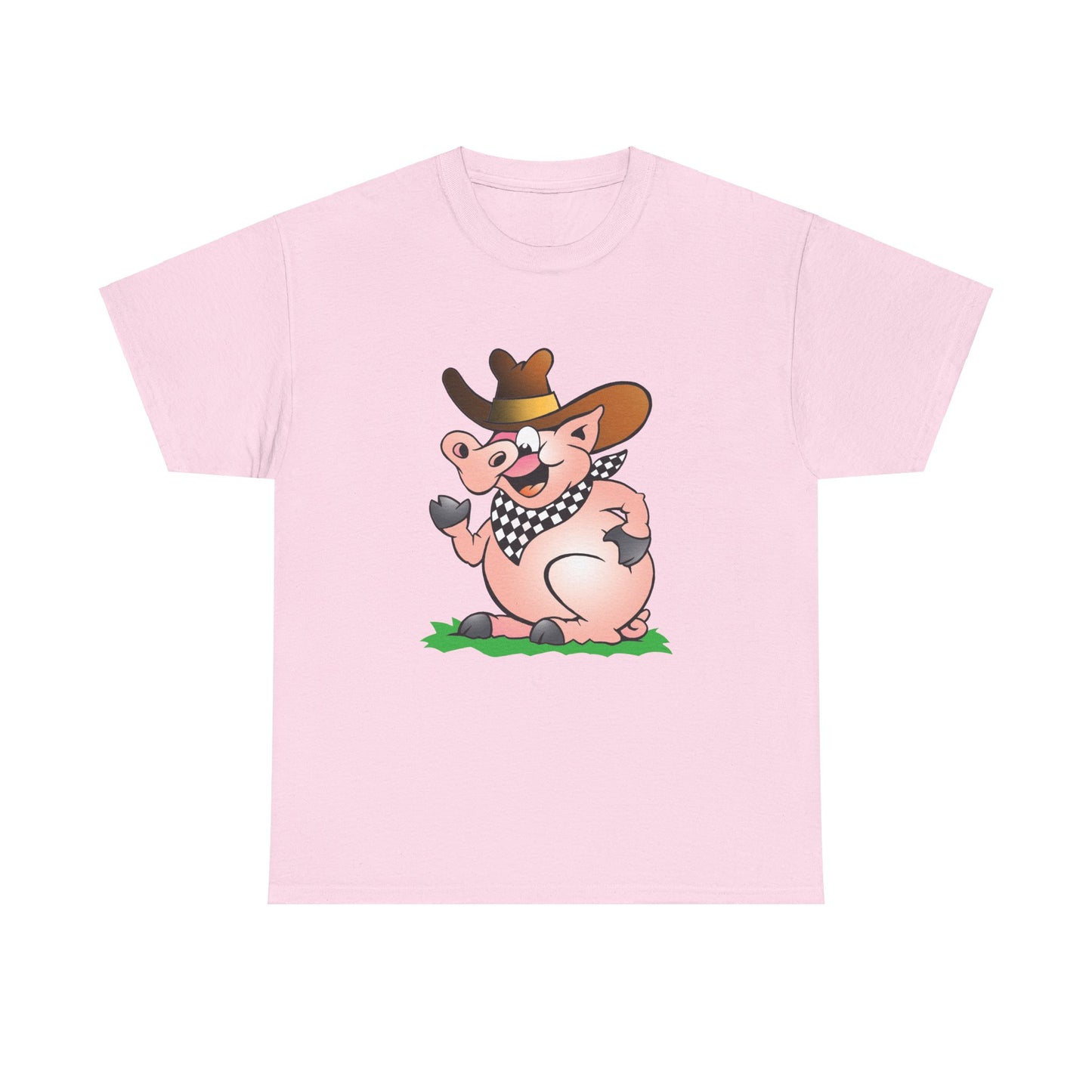 BBQ Pig. Heavy Cotton T-Shirt