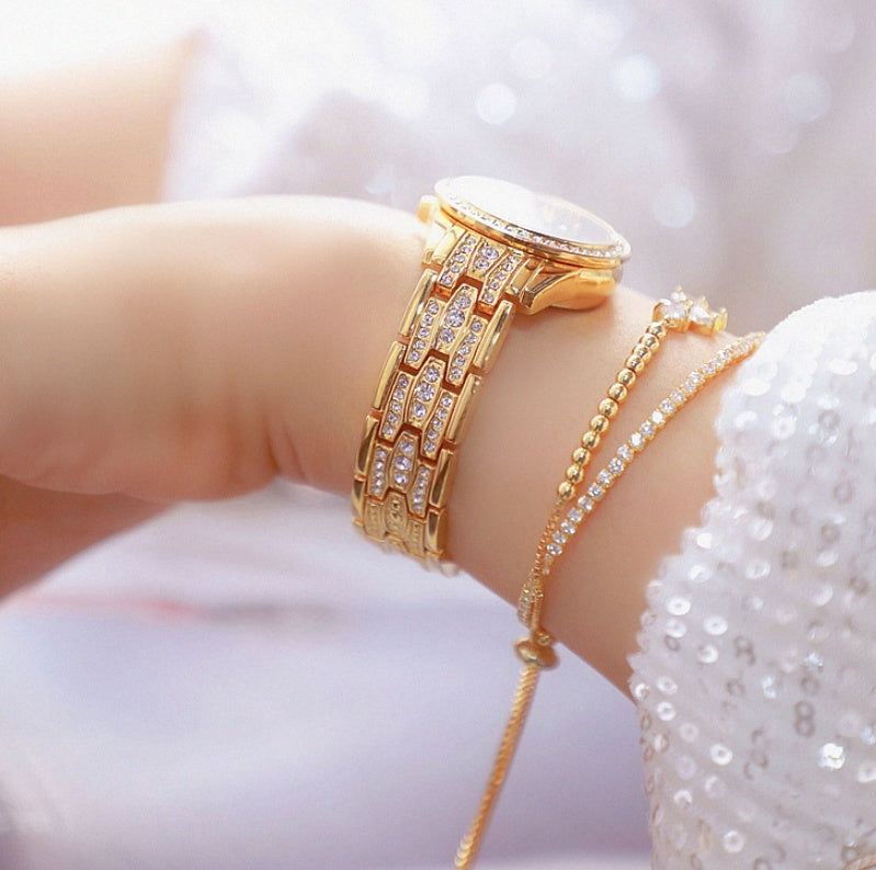 High-end full diamond watch