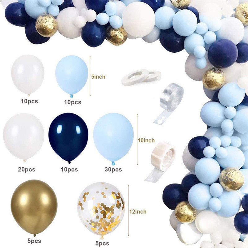 Blue Arch Bridge Balloon Party Decoration