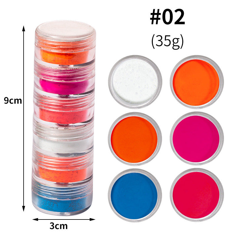 6 Color set Pearl Powder