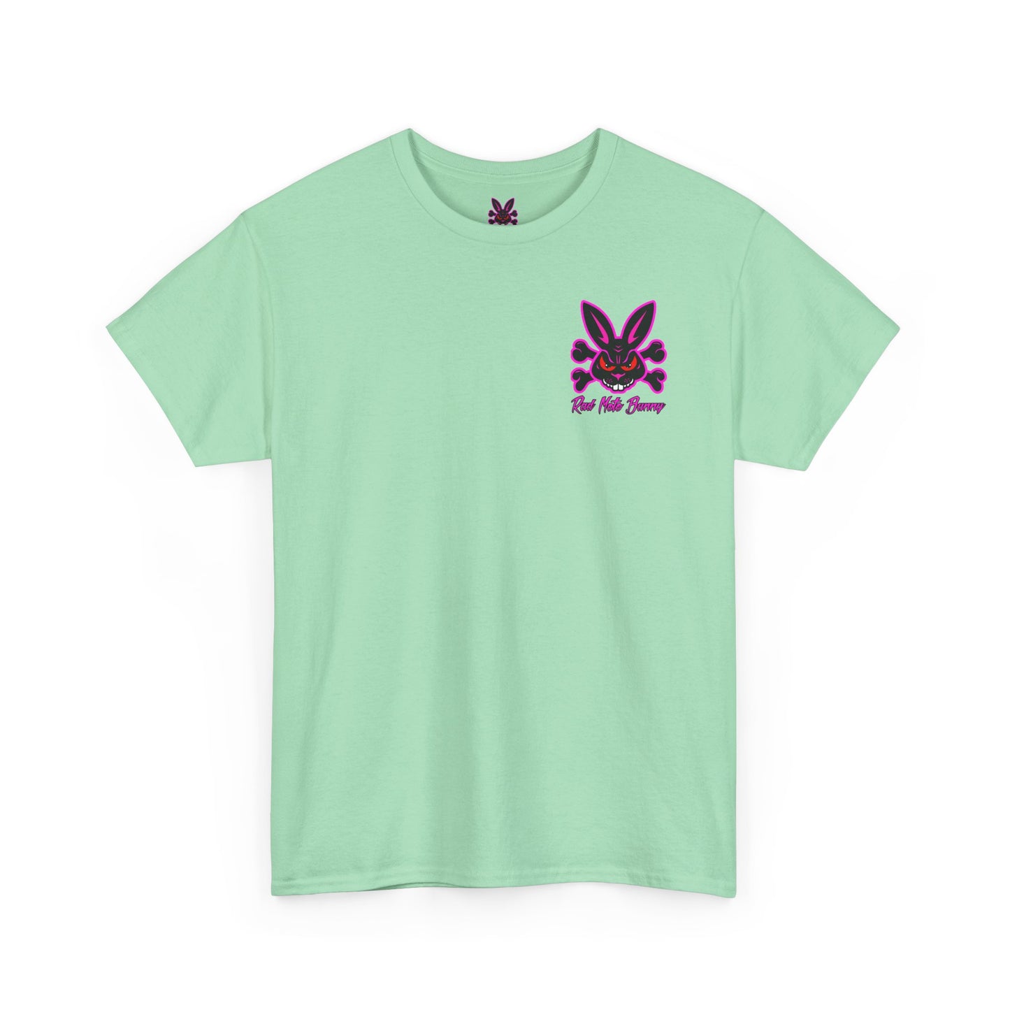 Kiss my furry Butt, Rad Moto Bunny, Heavy Cotton T-Shirt