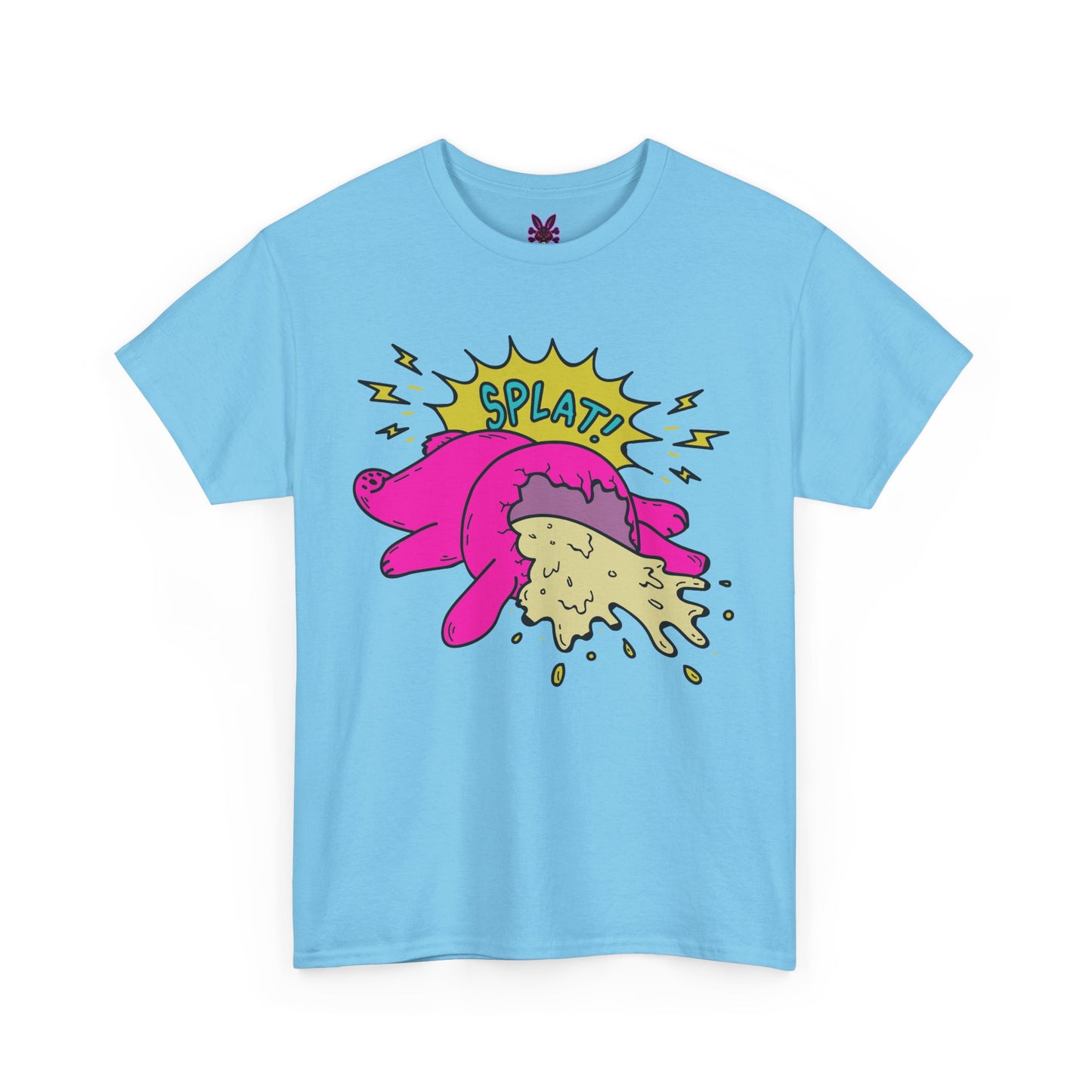 Splat Bunny, Rad Moto Bunny, Heavy Cotton T-Shirt