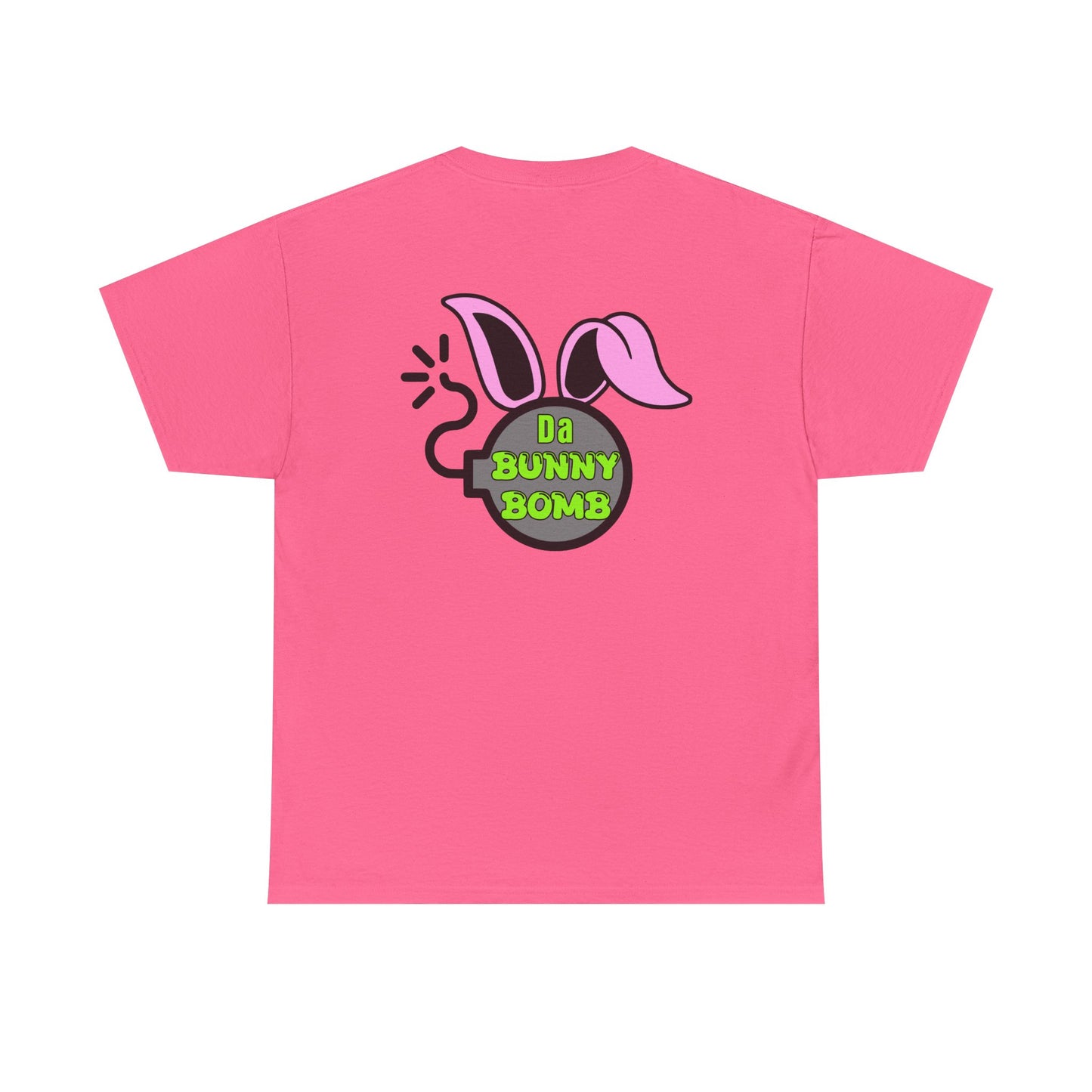 Da Bunny Bomb, Rad Moto Bunny, Heavy Cotton T-Shirt