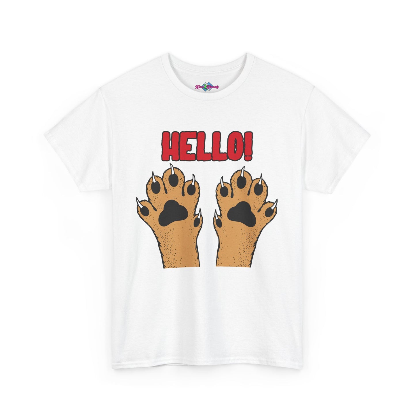 Hello Paws. Heavy Cotton T-Shirt