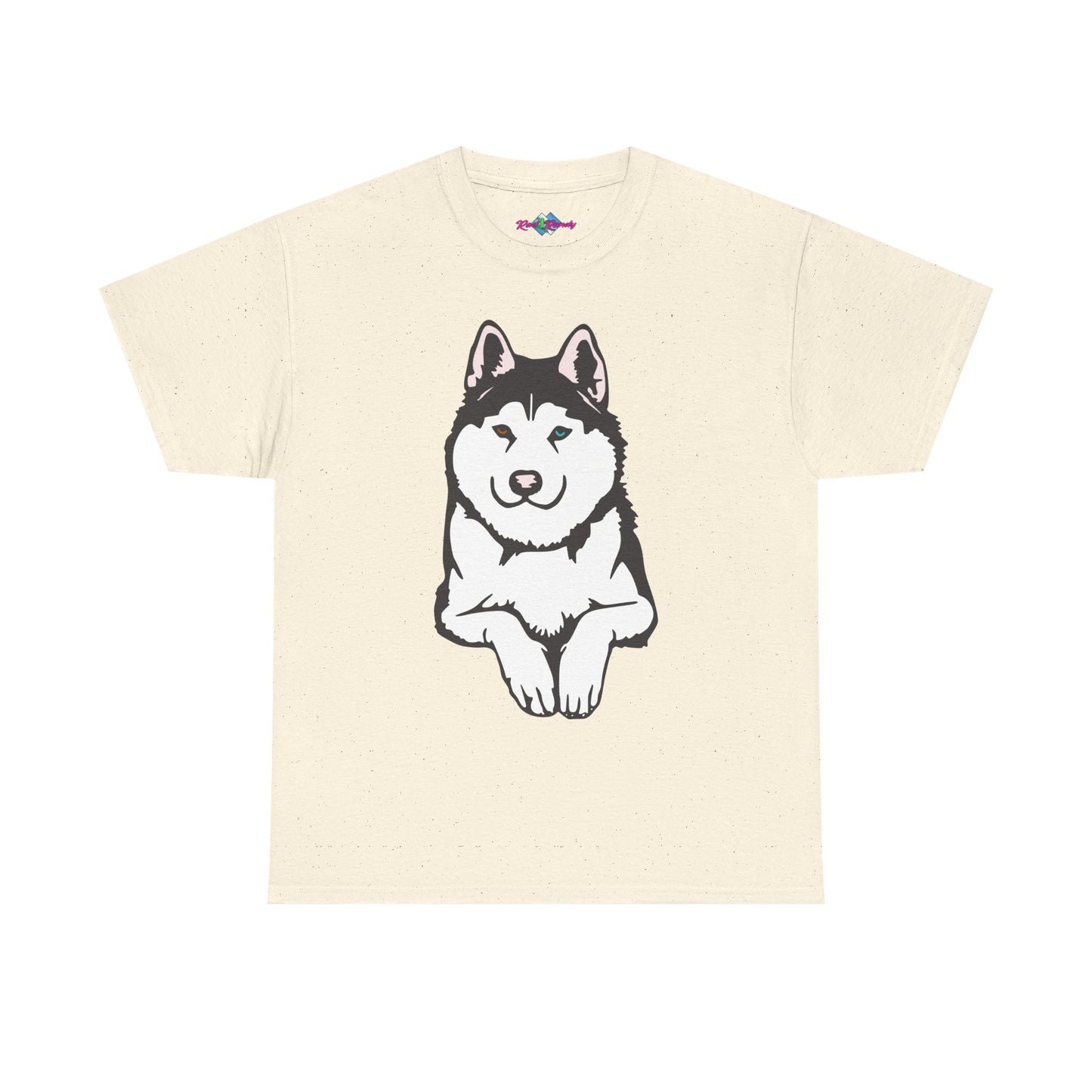 Casual Husky. Heavy Cotton T-Shirt