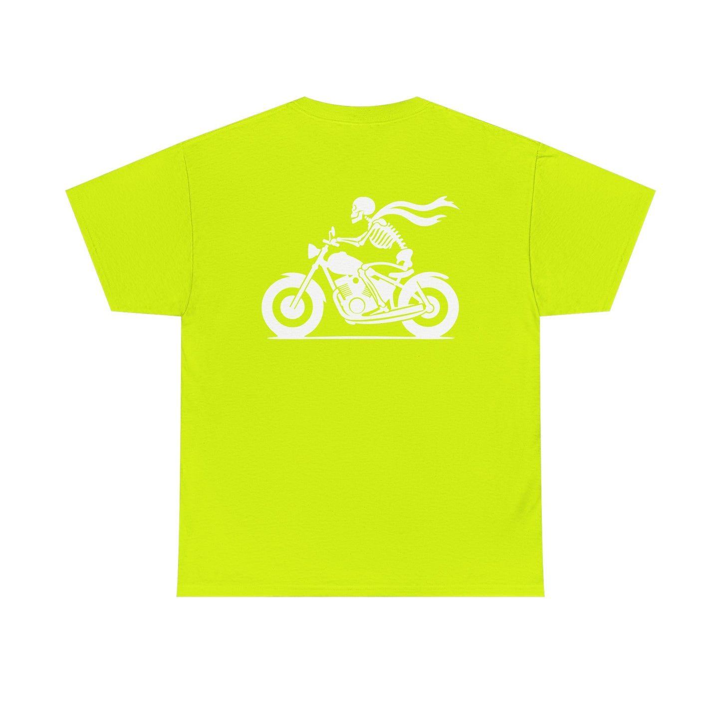 Skeleton Rider, Rad Moto Bunny, Heavy Cotton T-Shirt