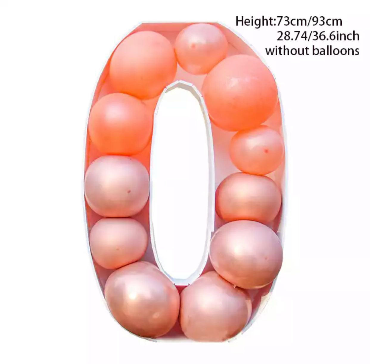 Giant Balloon Number Filling Box