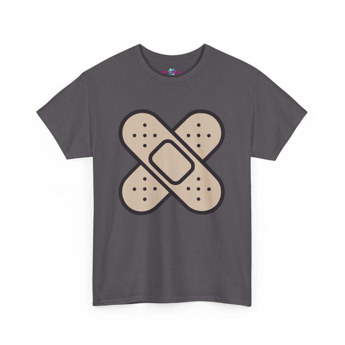 Band Aids. Heavy Cotton T-Shirt