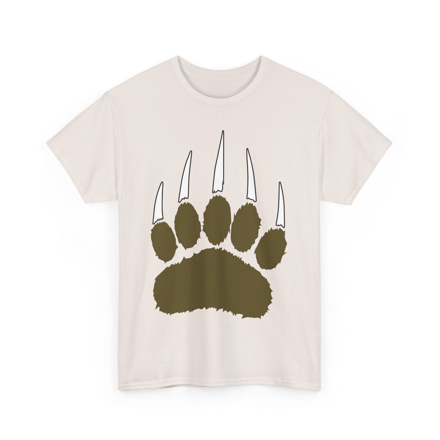 Bear Paw. Heavy Cotton T-Shirt