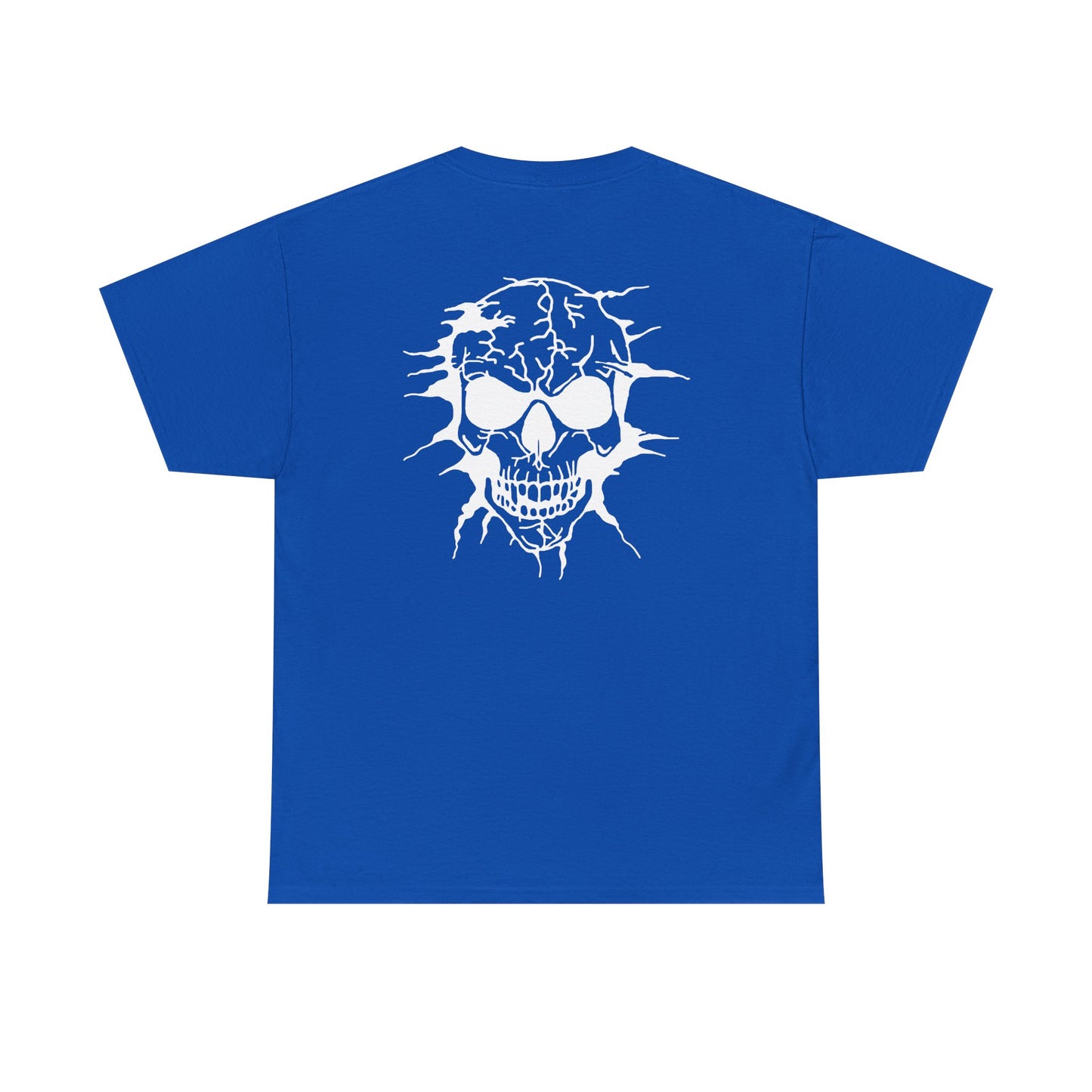 Breakout Skull, Rad Moto Bunny, Heavy Cotton T-Shirt