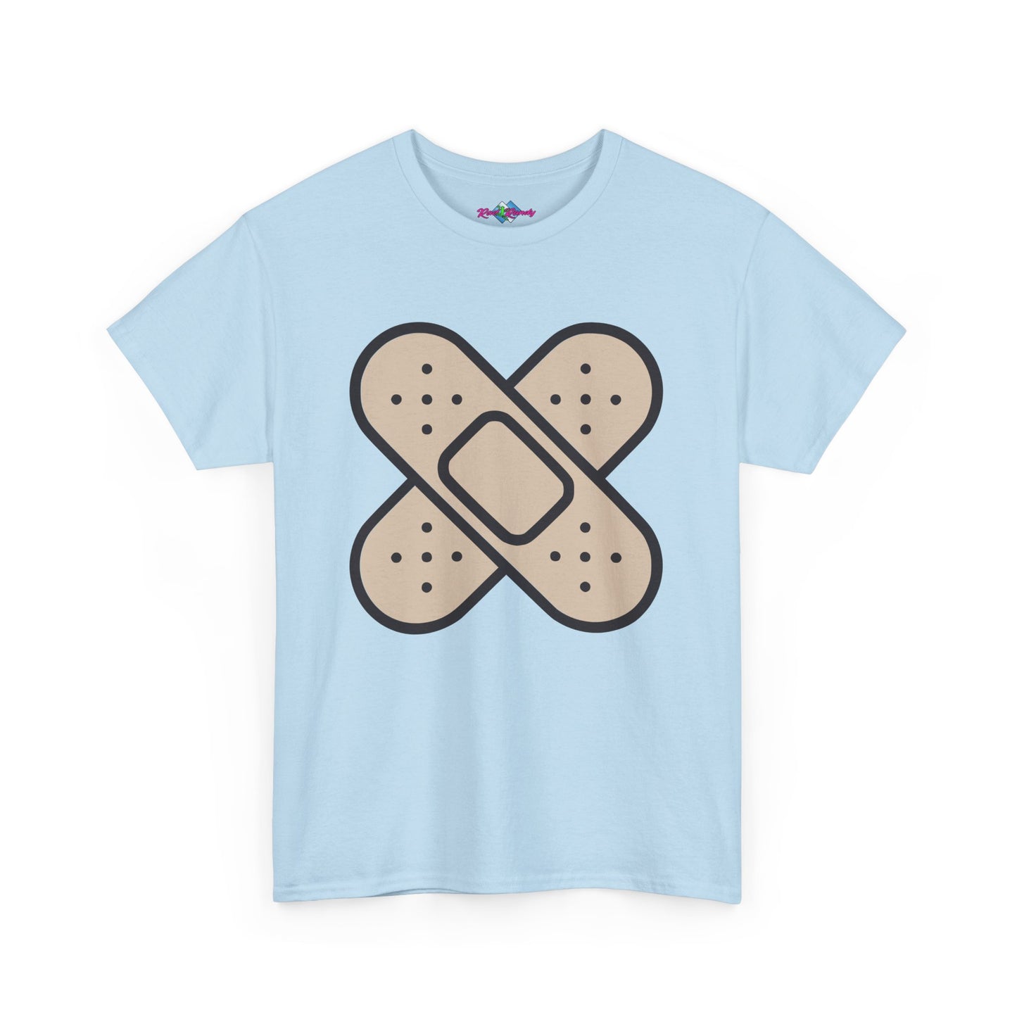 Band Aids. Heavy Cotton T-Shirt