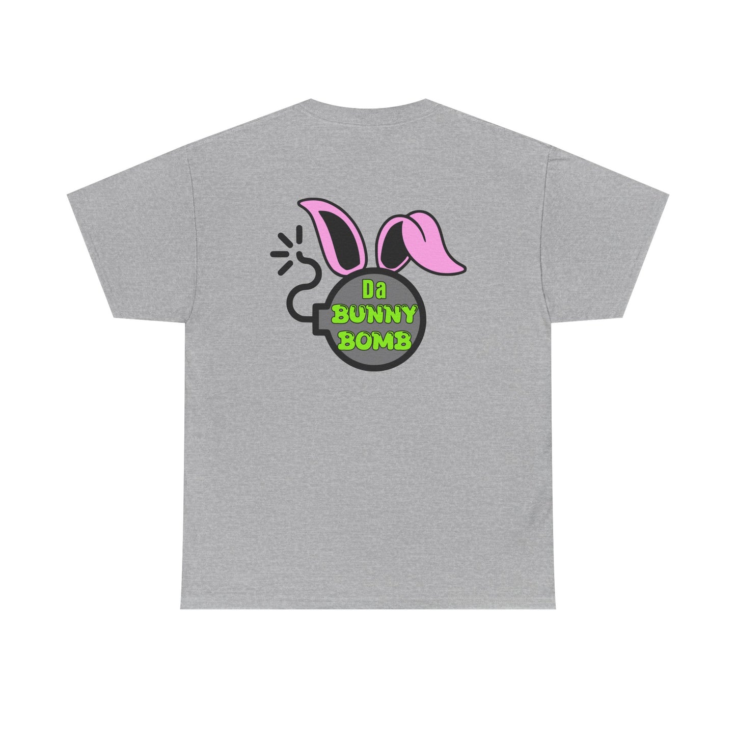 Da Bunny Bomb, Rad Moto Bunny, Heavy Cotton T-Shirt