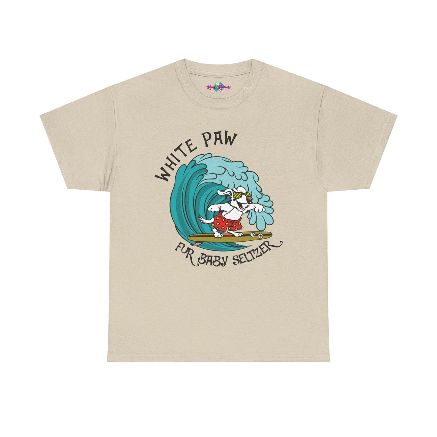 White Paw. Heavy Cotton T-Shirt