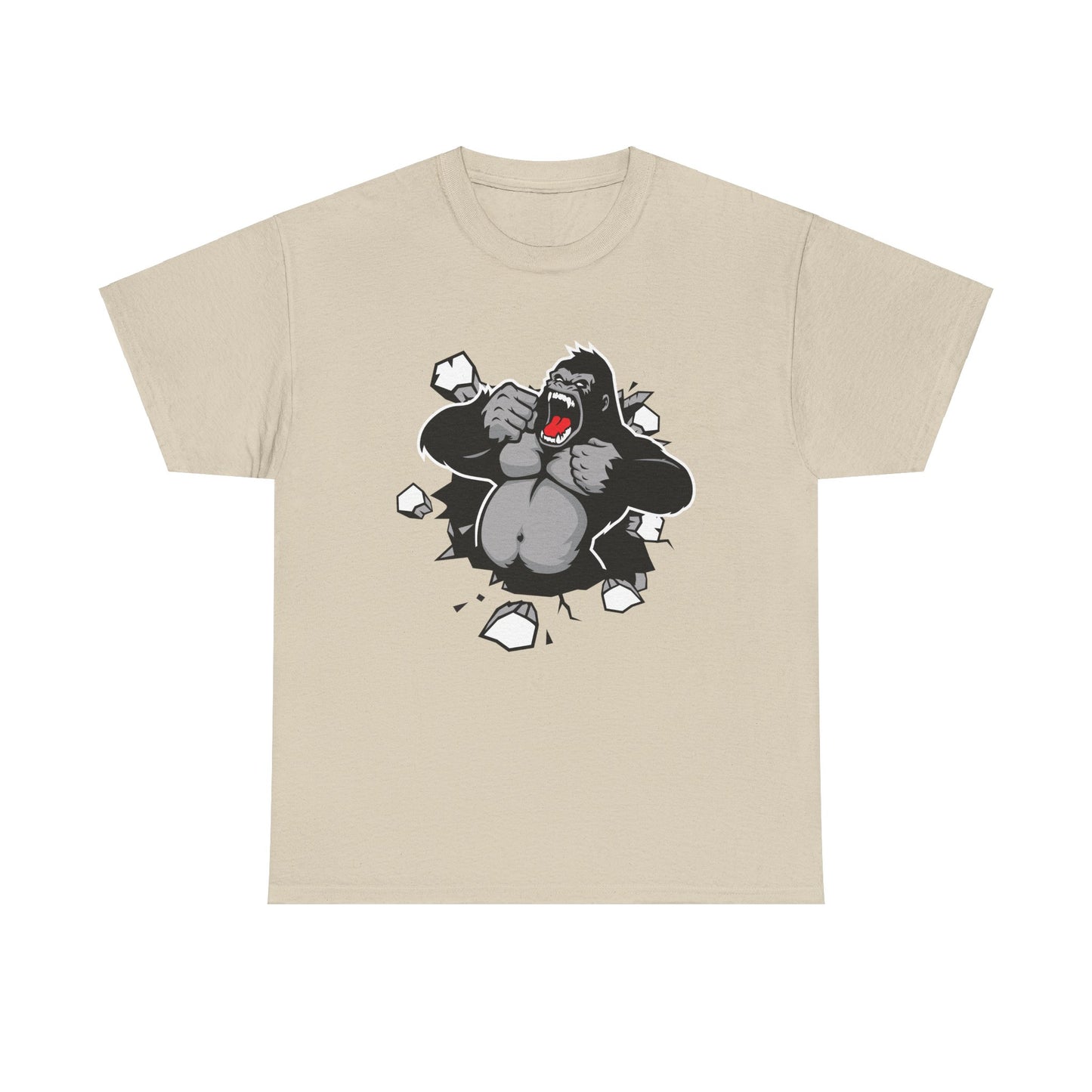 Bustin Out Gorilla. Heavy Cotton T-Shirt