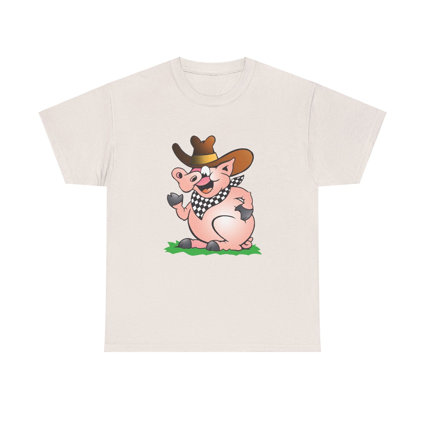 BBQ Pig. Heavy Cotton T-Shirt