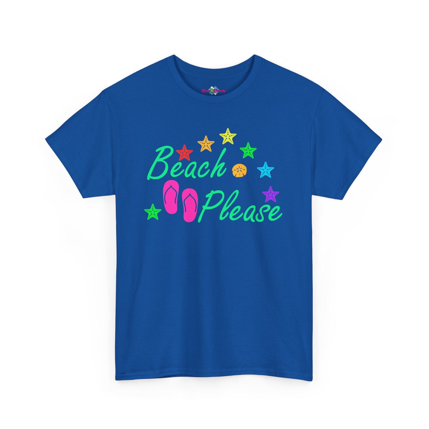 Beach Please. Heavy Cotton T-Shirt