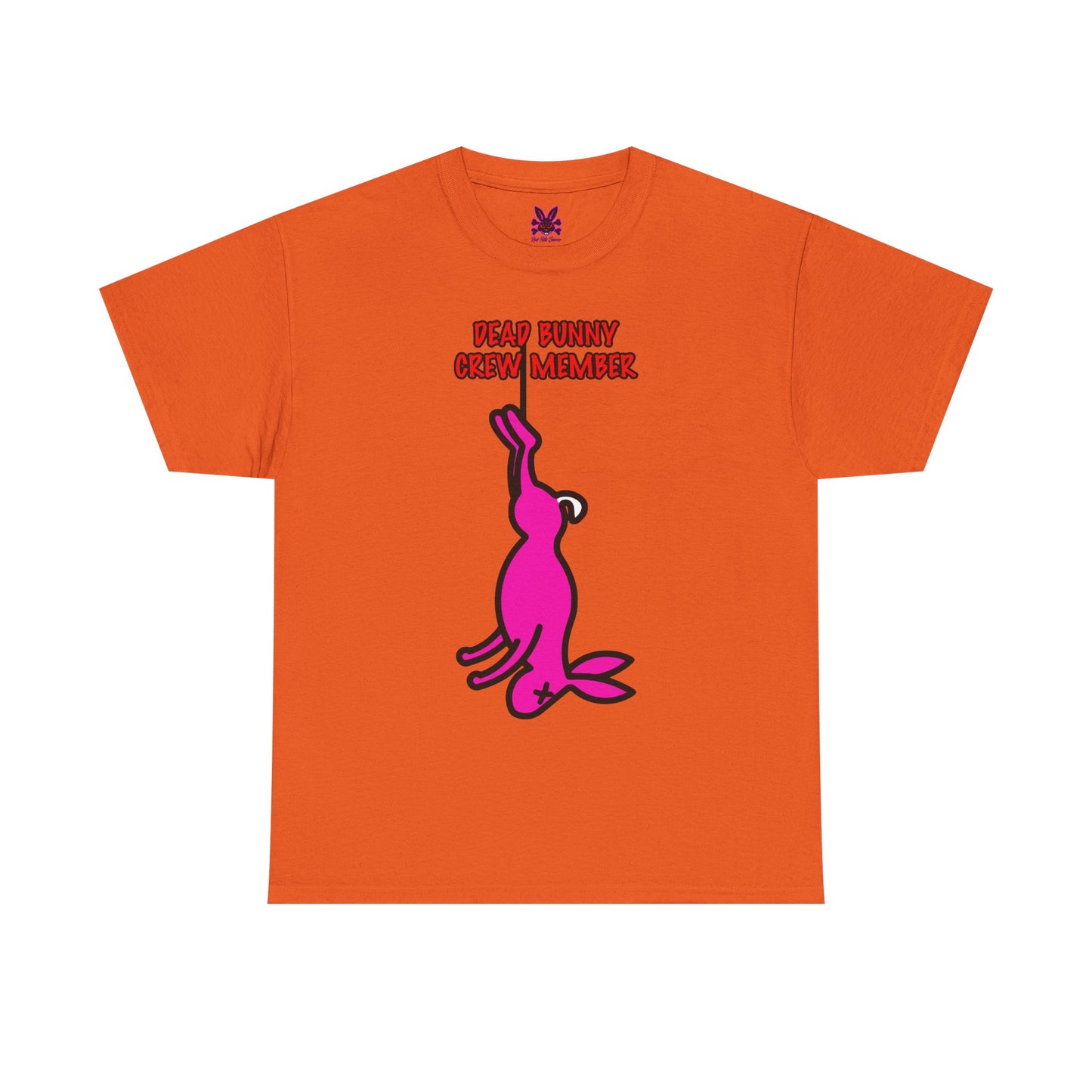 Dead Bunny Crew Member. Rad Moto Bunny, Heavy Cotton T-Shirt