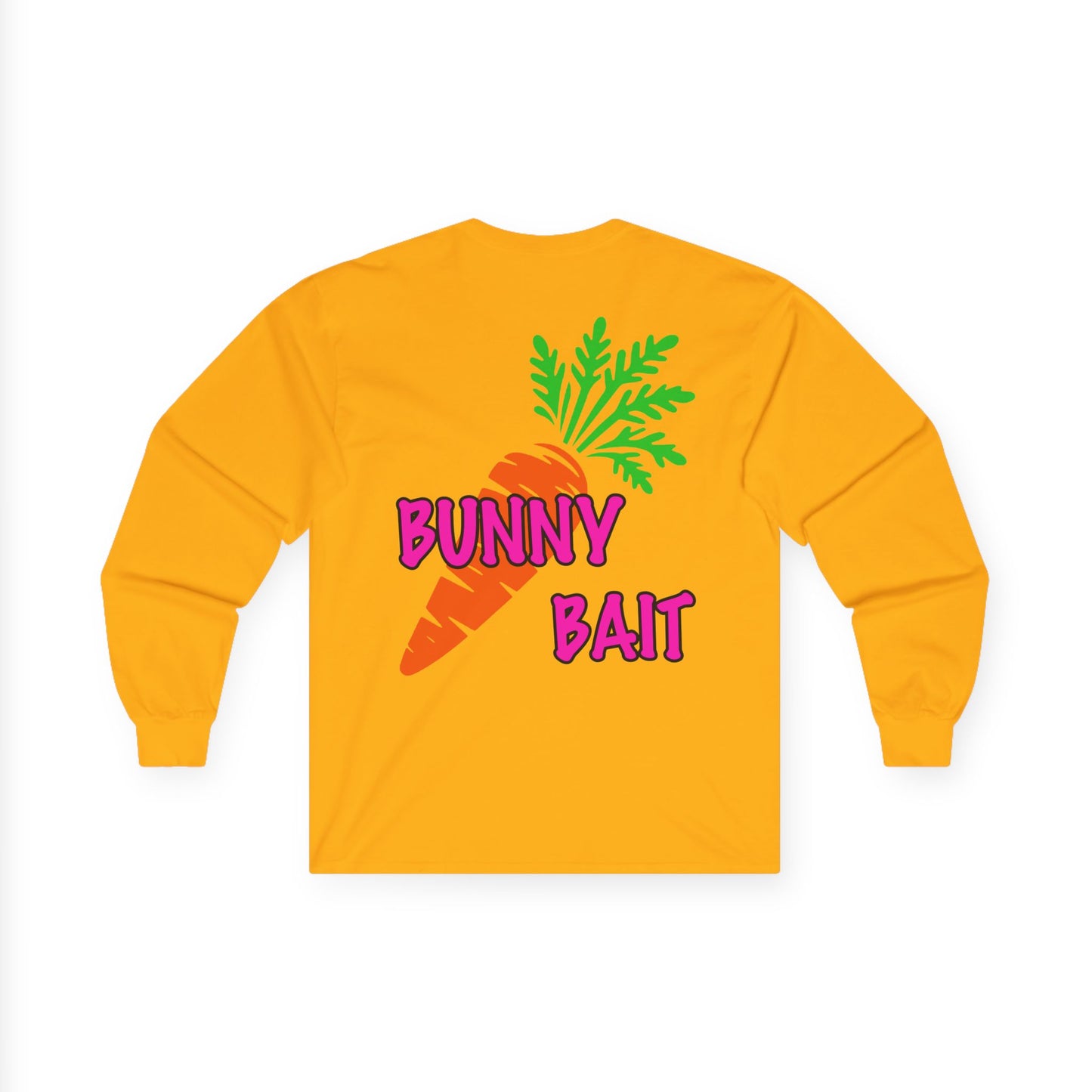 Bunny Bait, Rad Moto Bunny, Unisex Long Sleeve Tee - Bold Graphic T-Shirt for Motorcycle Enthusiasts