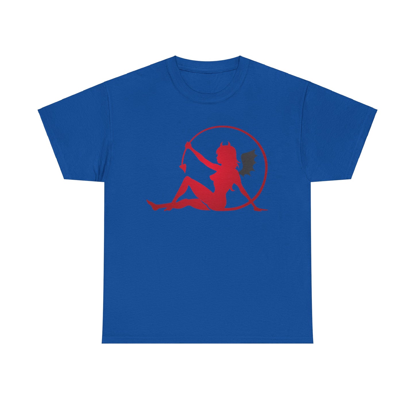 Bat winged Devil Girl. Heavy Cotton T-Shirt