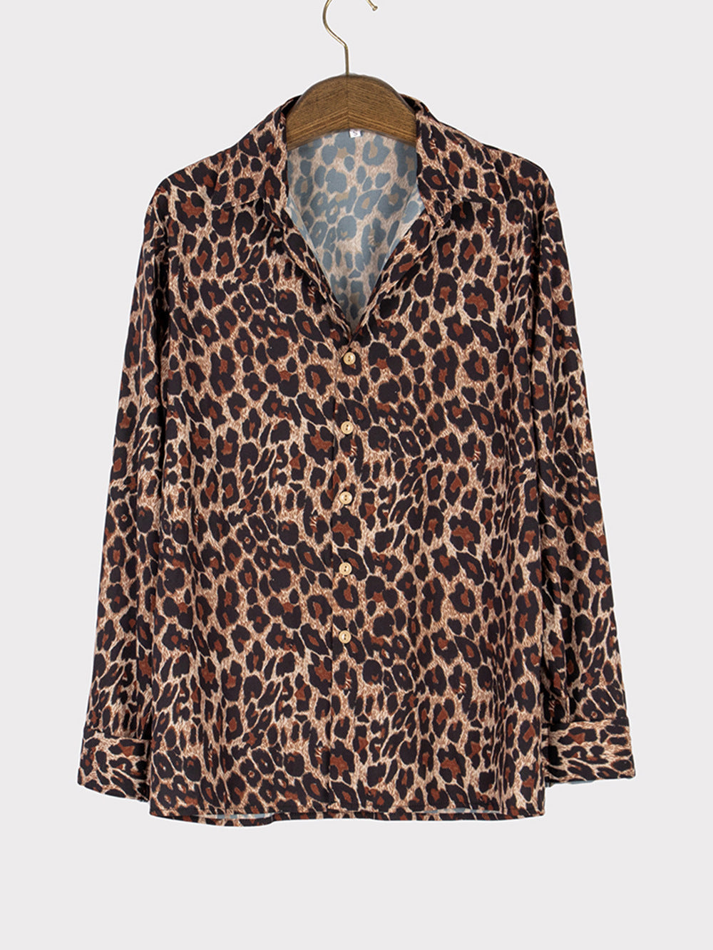 Leopard Print Long Sleeve Shirt