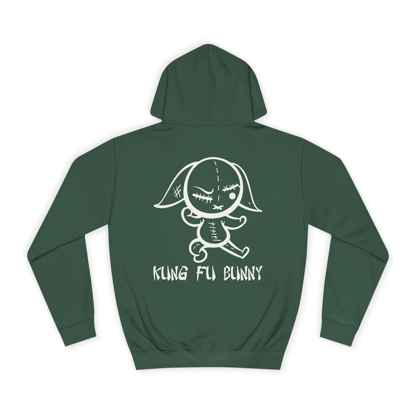 Kung Fu Bunny, Rad Moto Bunny, Unisex Hoodie - Biker Style Sweatshirt for Motorcycle Enthusiasts