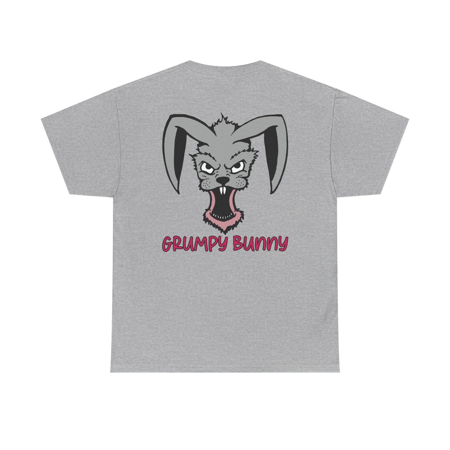 Grumpy Bunny, Rad Moto Bunny, Heavy Cotton T-Shirt