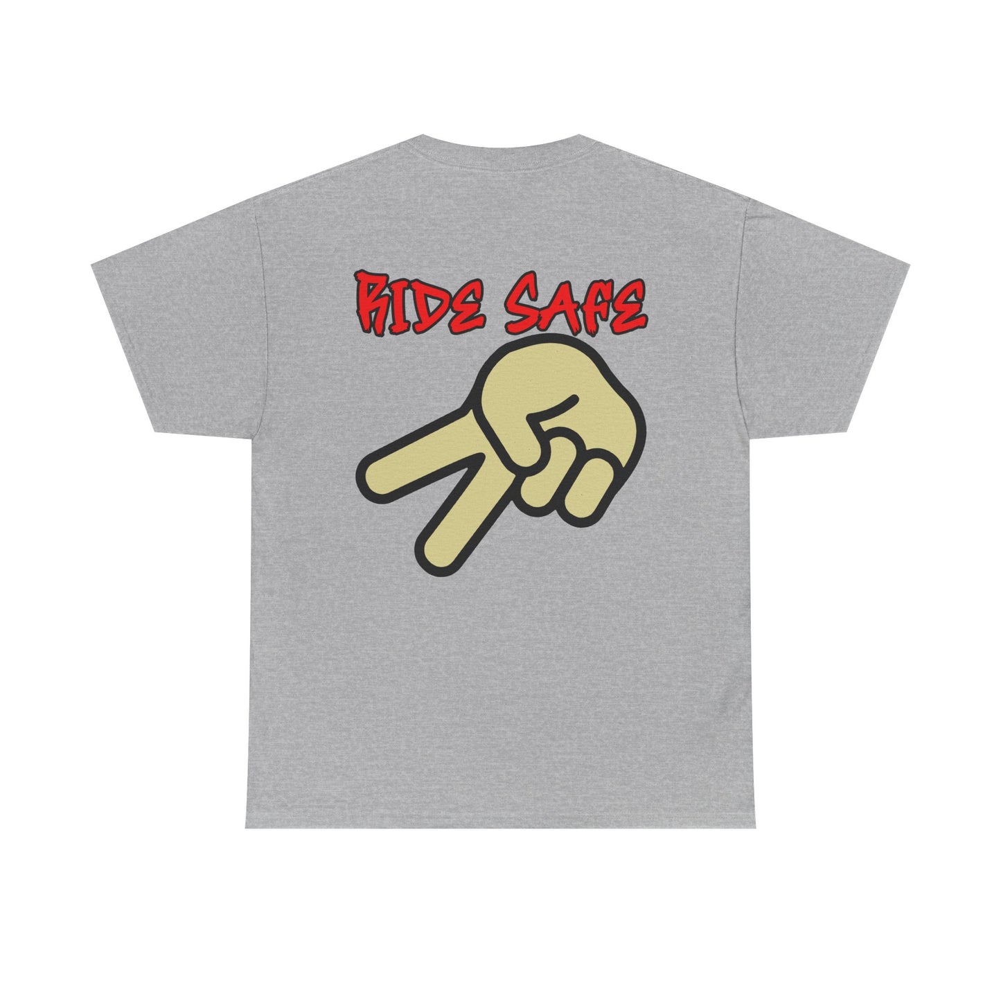 Ride Safe, Rad Moto Bunny, Heavy Cotton T-Shirt
