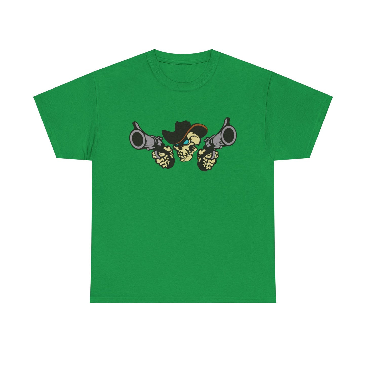 Cowboy Skull. Heavy Cotton T-Shirt