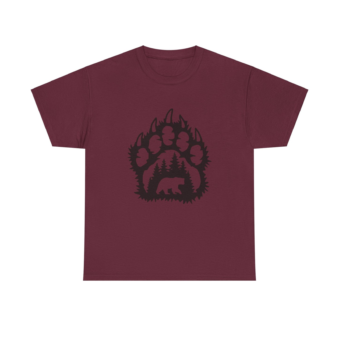 Bear Paw. Heavy Cotton T-Shirt