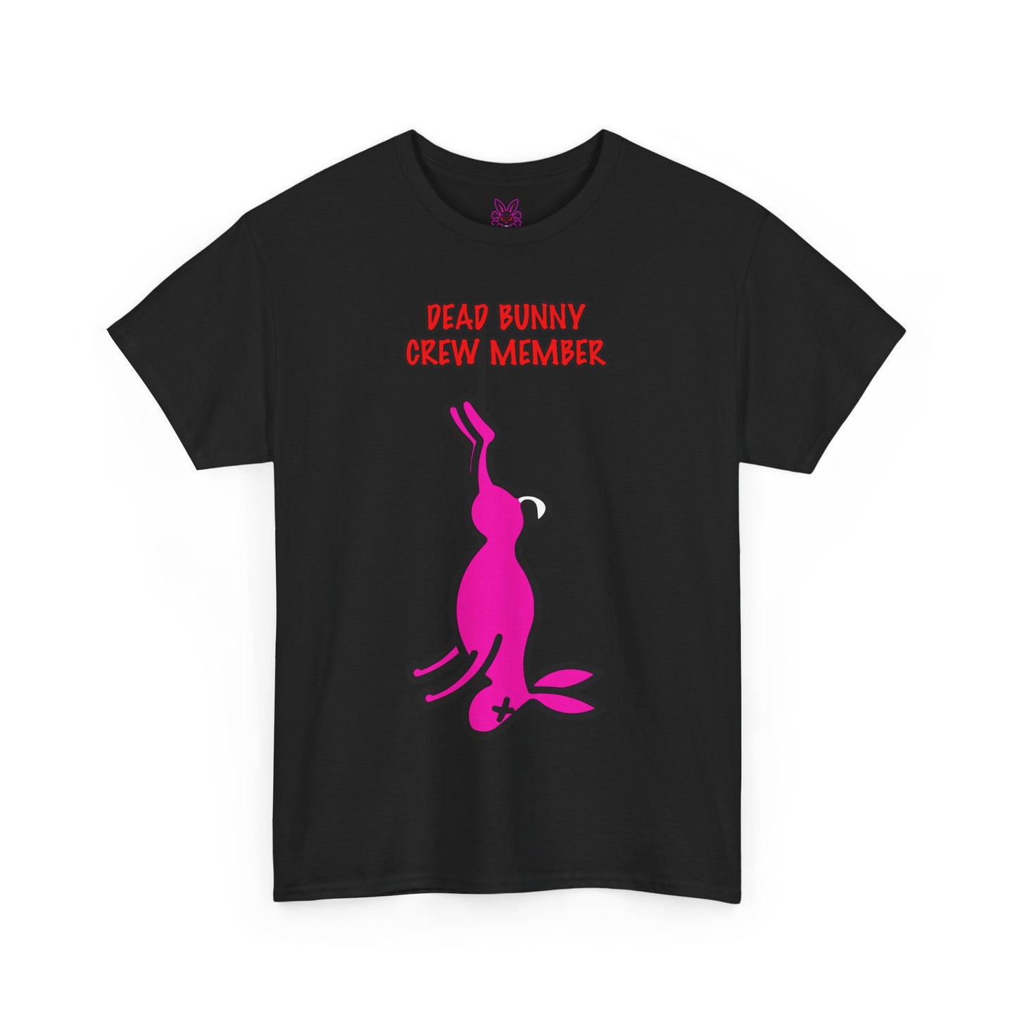 Dead Bunny Crew Member. Rad Moto Bunny, Heavy Cotton T-Shirt