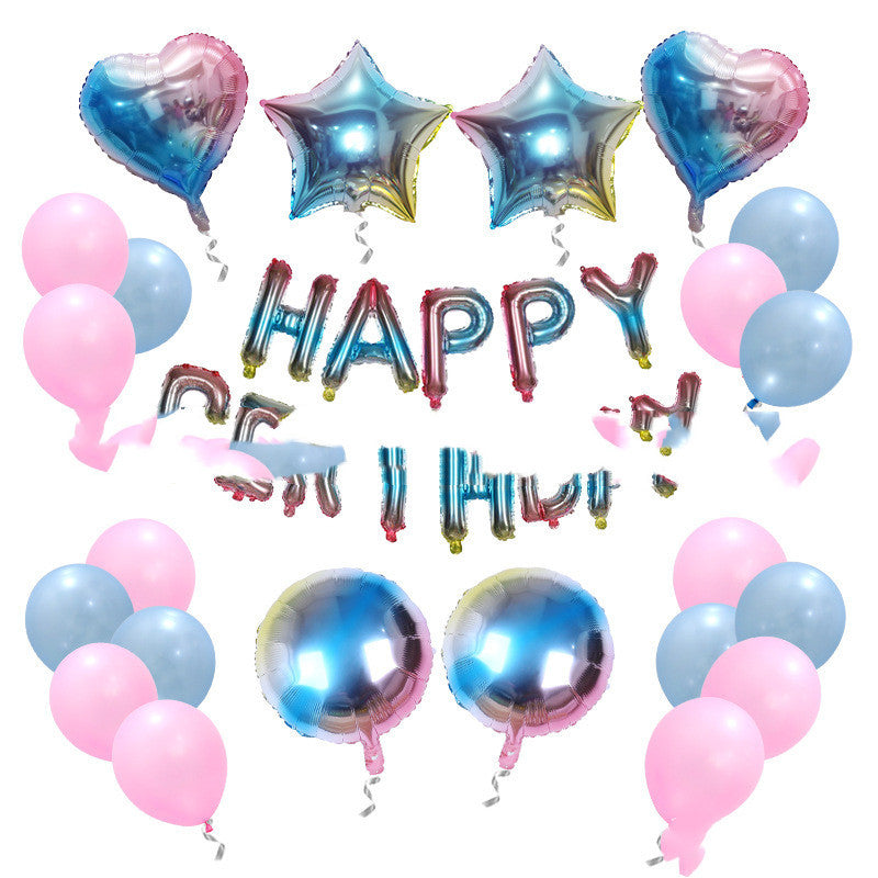Rainbow Color Birthday Party Decoration Balloons