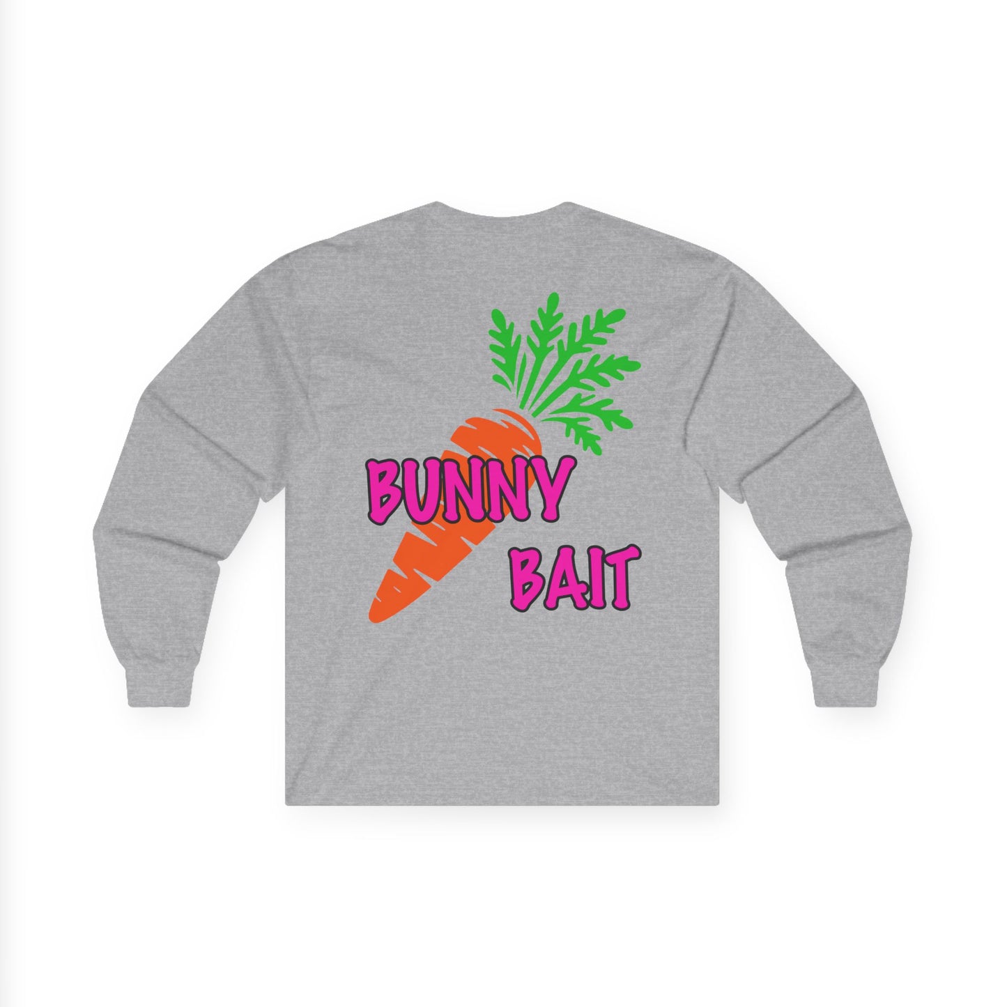 Bunny Bait, Rad Moto Bunny, Unisex Long Sleeve Tee - Bold Graphic T-Shirt for Motorcycle Enthusiasts