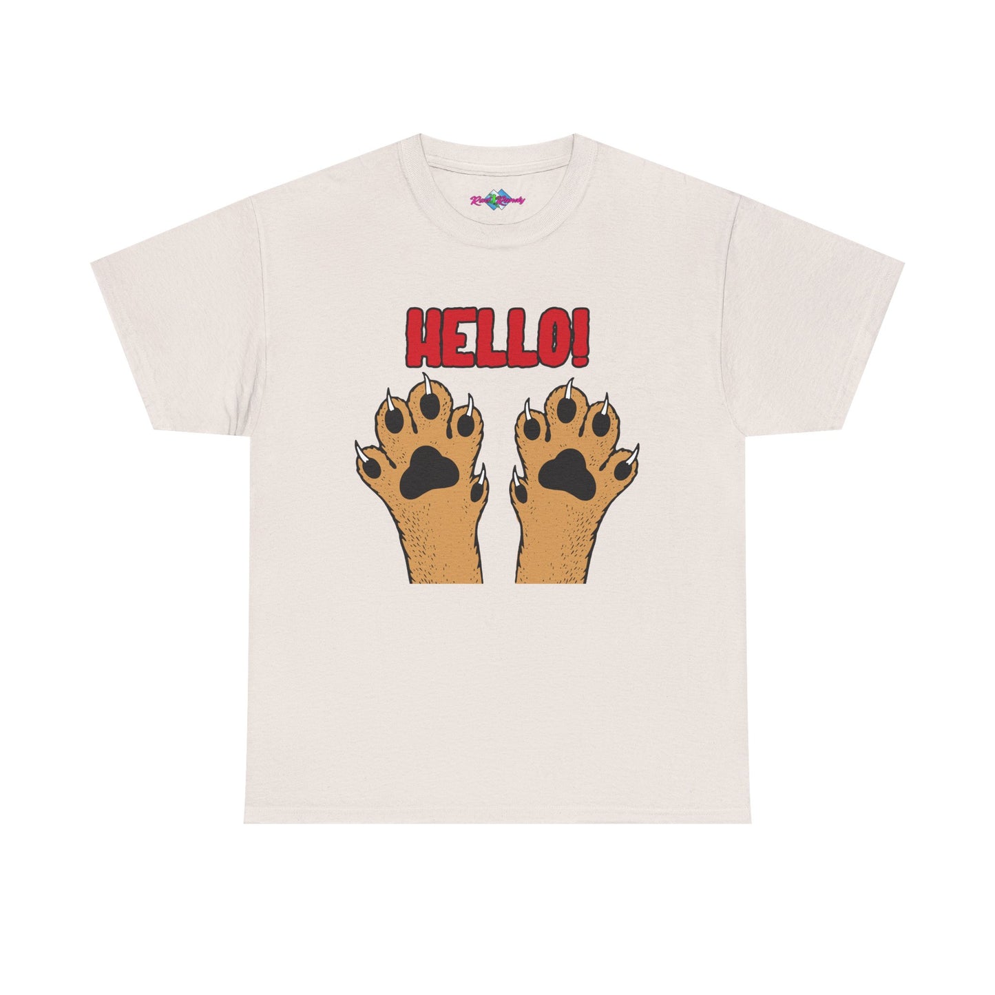 Hello Paws. Heavy Cotton T-Shirt