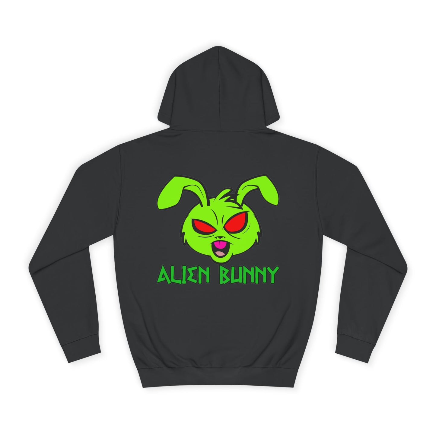 Alien Bunny, Rad Moto Bunny, Unisex Hoodie - Biker Style Sweatshirt for Motorcycle Enthusiasts