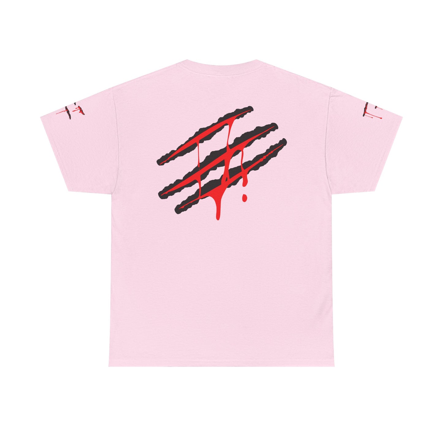 Bloody Scratches. Heavy Cotton T-Shirt