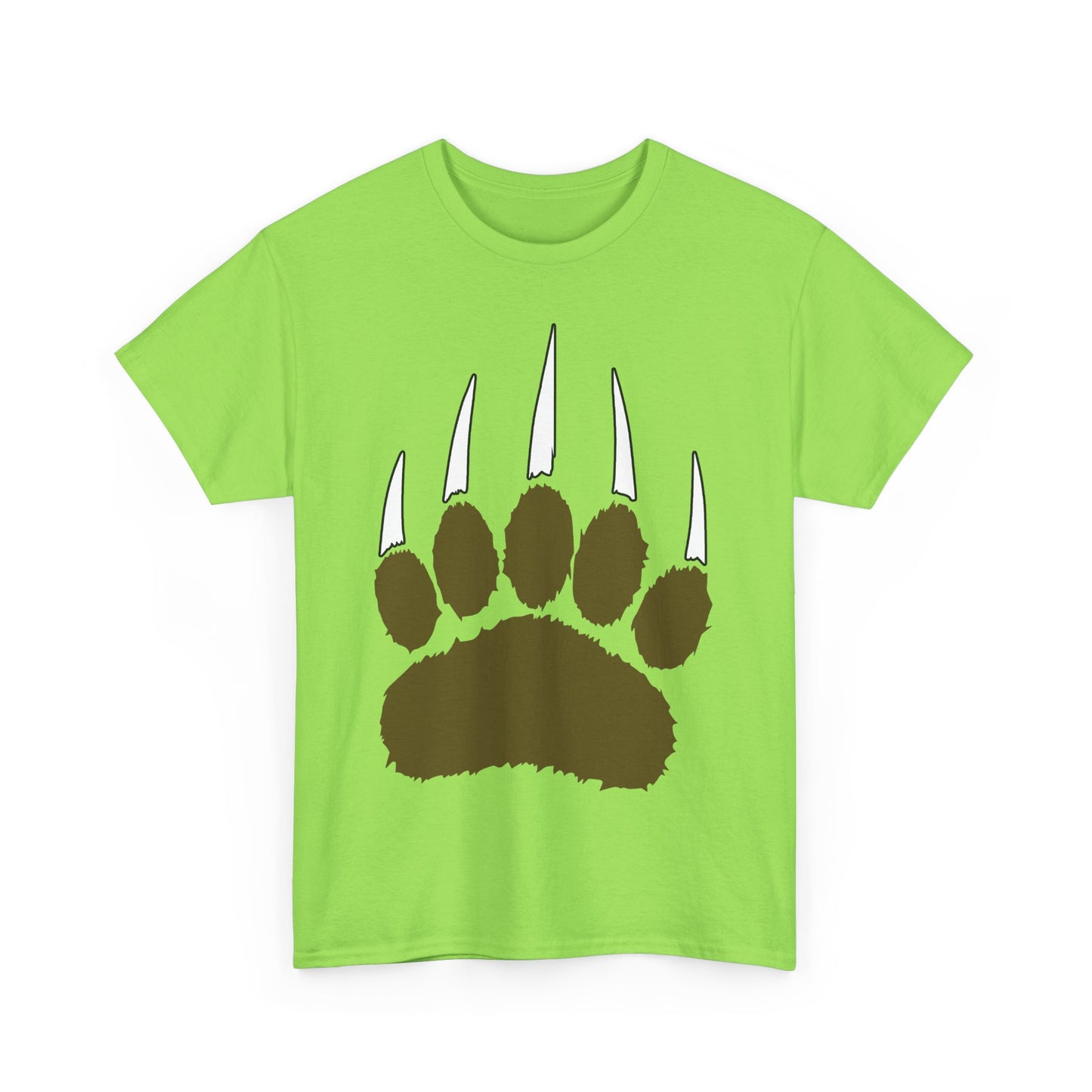 Bear Paw. Heavy Cotton T-Shirt