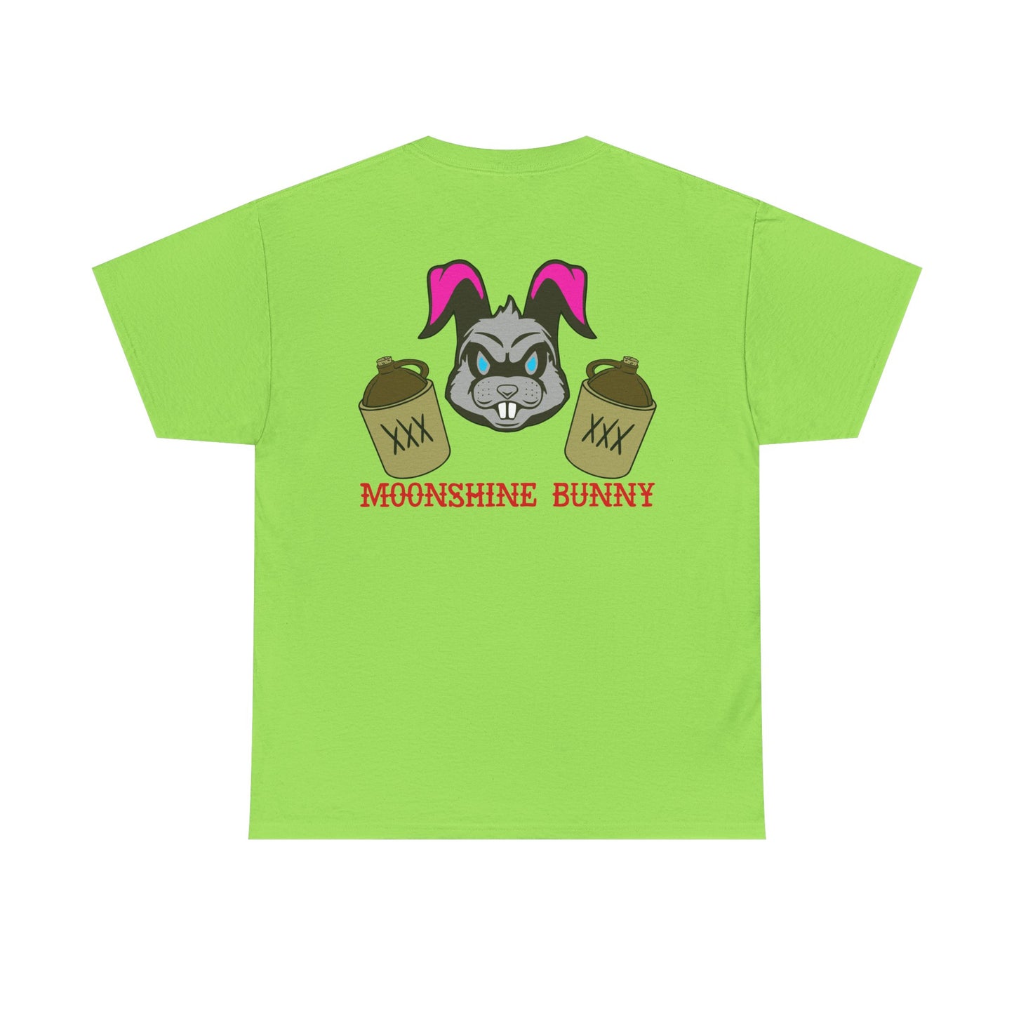 Moonshine Bunny, Rad Moto Bunny, Heavy Cotton T-Shirt