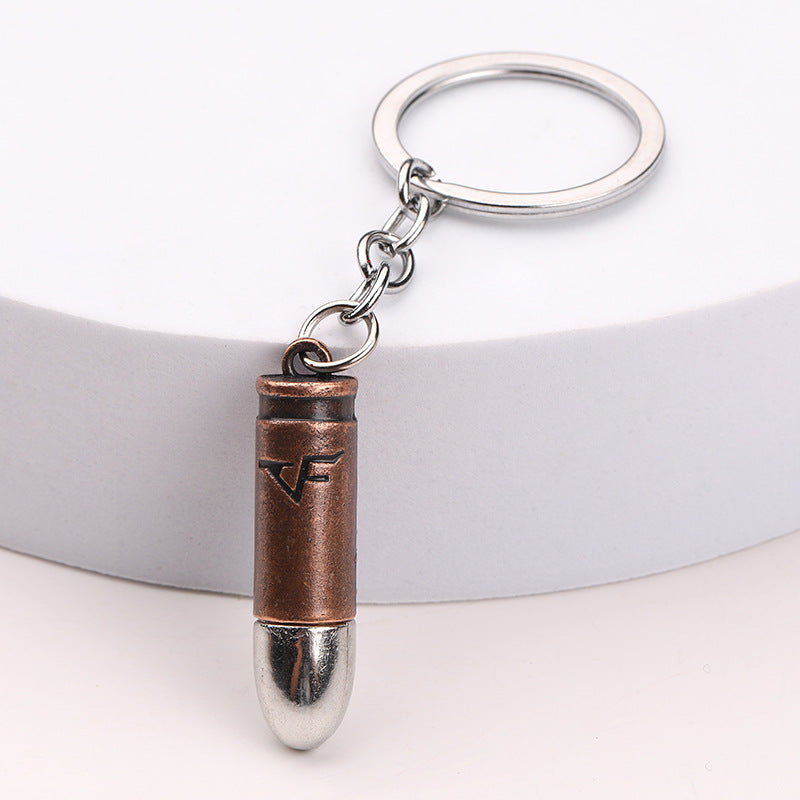 Metal Bullet Keychain