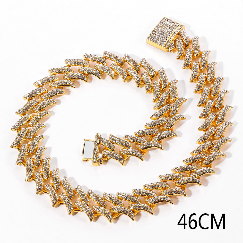 Rhombus Telescopic Chain Necklace