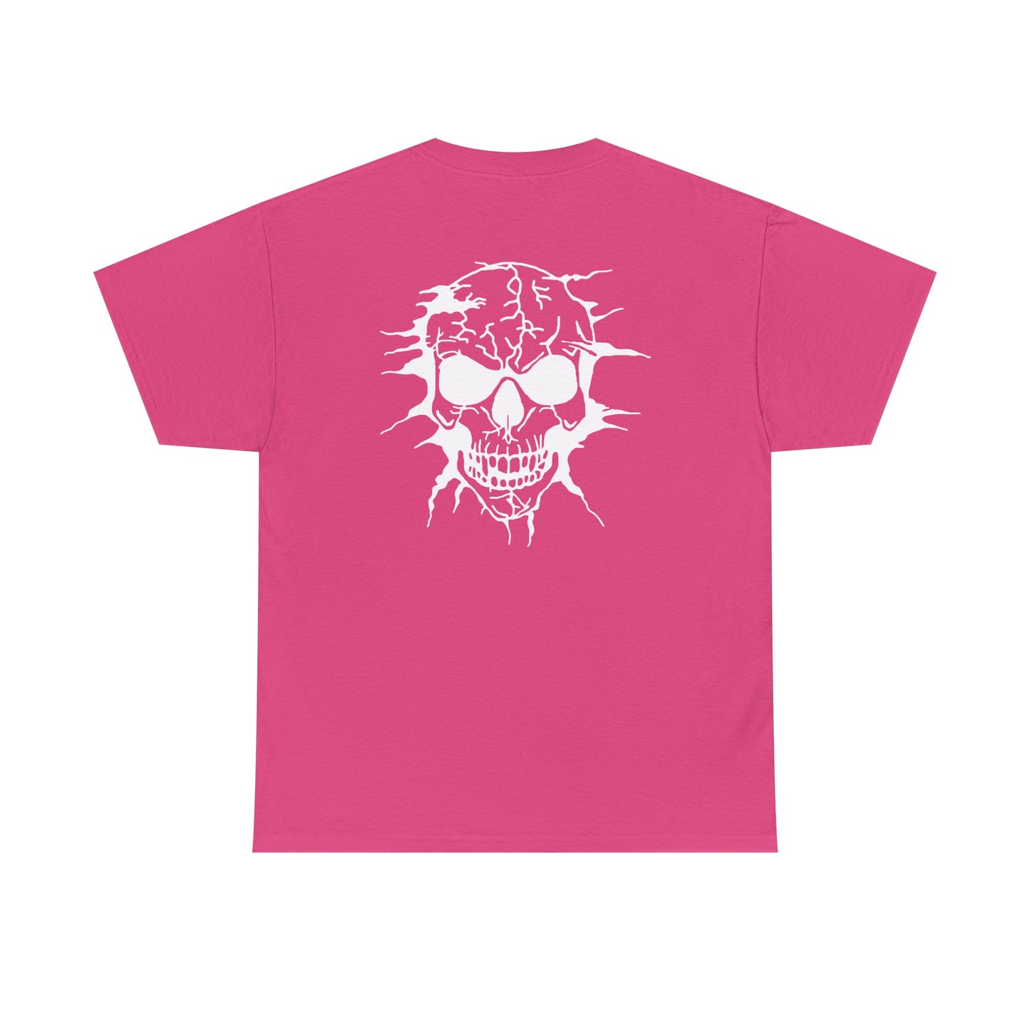 Breakout Skull, Rad Moto Bunny, Heavy Cotton T-Shirt