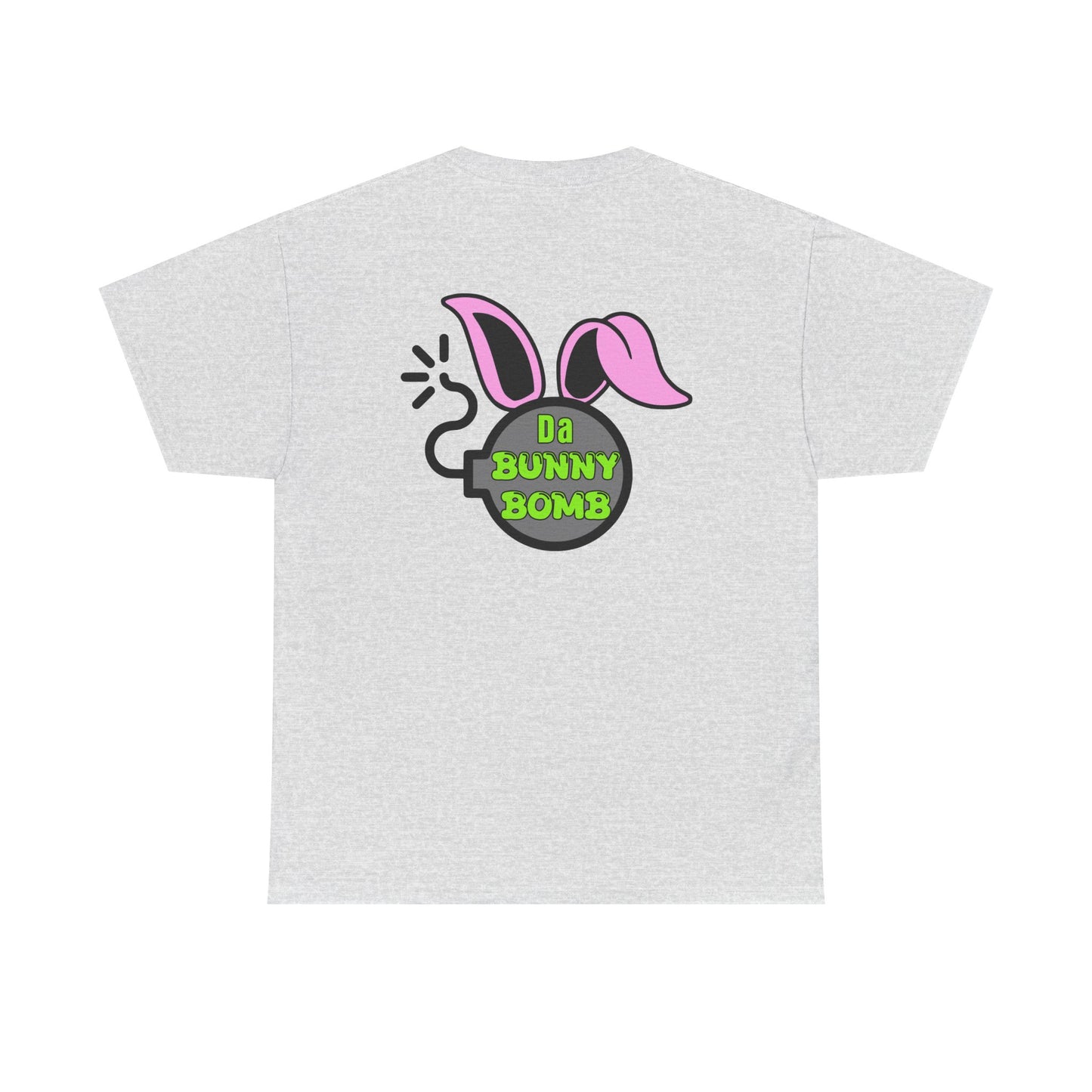 Da Bunny Bomb, Rad Moto Bunny, Heavy Cotton T-Shirt