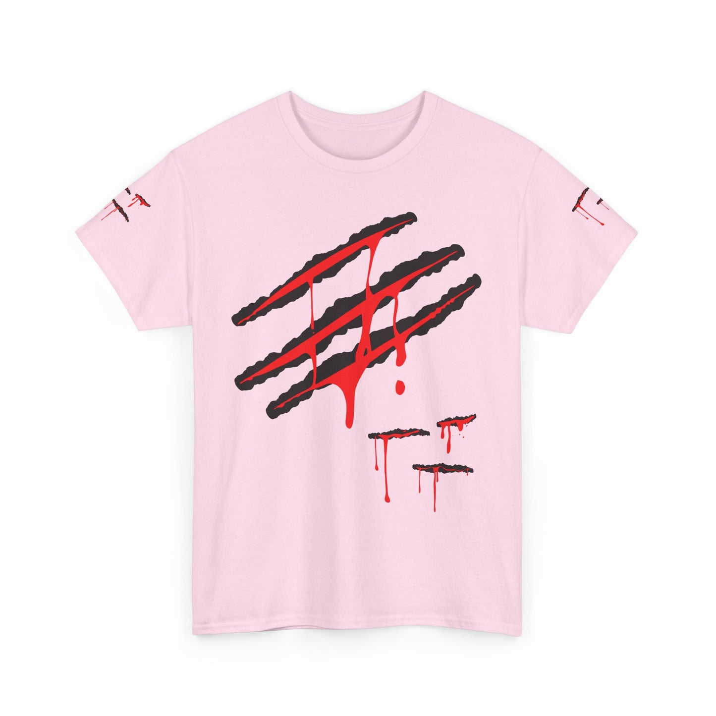 Bloody Scratches. Heavy Cotton T-Shirt