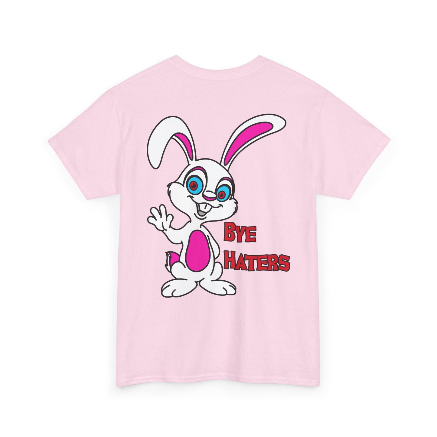 Bye Haters Bunny, Rad Moto Bunny, Heavy Cotton T-Shirt