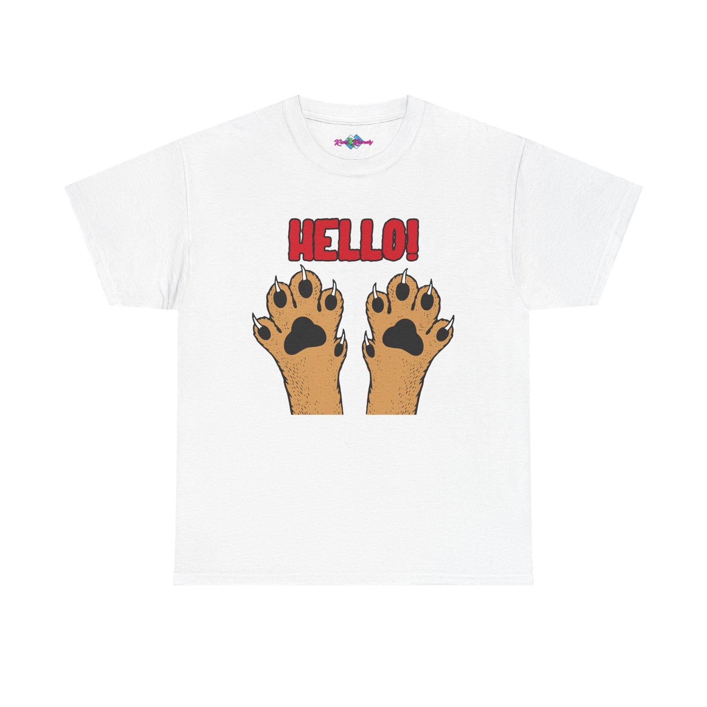 Hello Paws. Heavy Cotton T-Shirt
